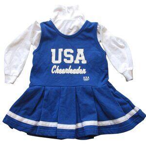 Vintage Olympics Cheerleader Dress Girls Size 4T JCPenney Halloween Made in USA